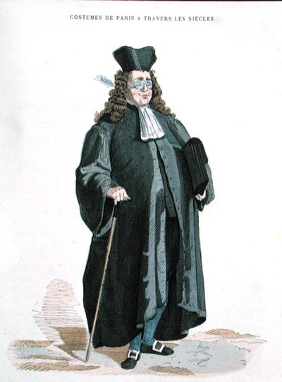 Advocaat in 1725, uit 
