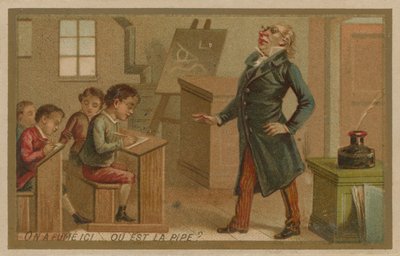 Iemand heeft hier gerookt. Waar is de pijp? door French School