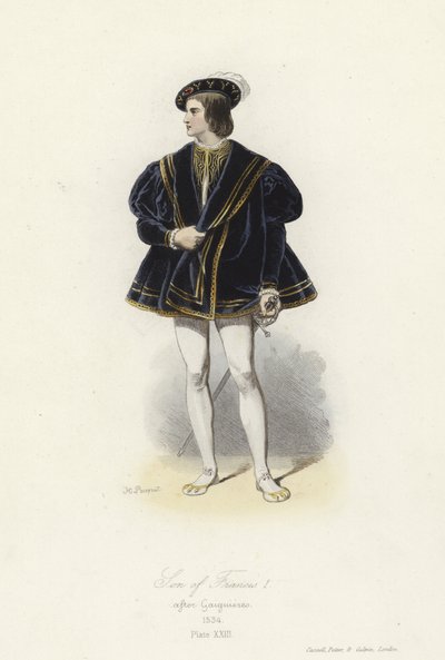 Zoon van Frans I van Frankrijk door French School