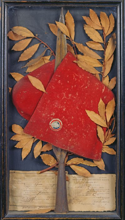 Souvenir van de Garde Nationale Parisienne, Sectie Armée du Bonnet Rouge door French School