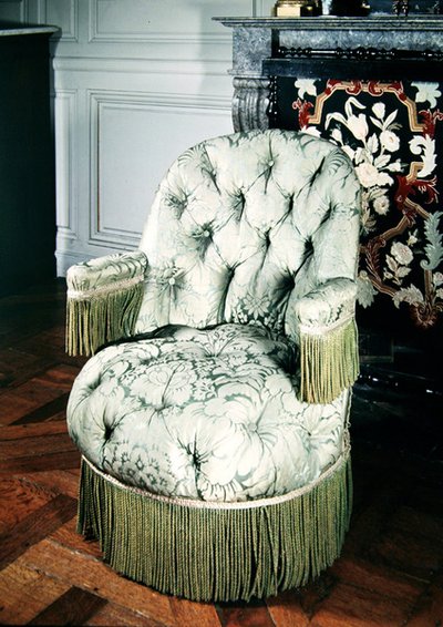 Lage fauteuil, Tweede Keizerrijkstijl door French School