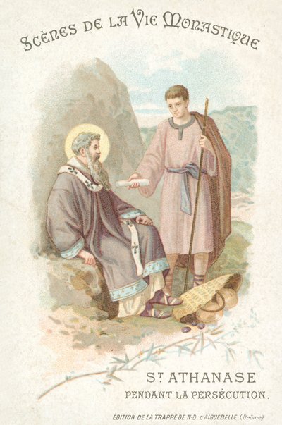 St. Anathasius tijdens de vervolging van christenen door French School