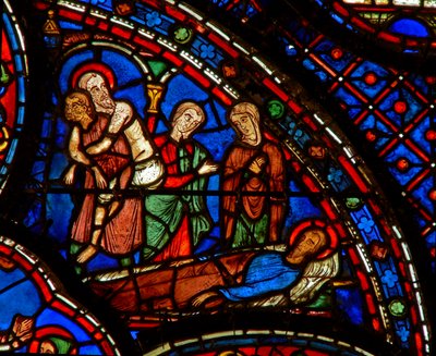 St. Antonius: gedragen naar zijn kluizenaarswoning door French School