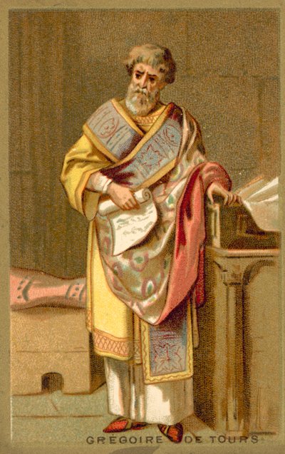 Sint Gregorius van Tours, Frankische bisschop en historicus door French School