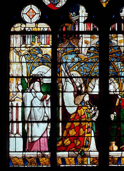 St. Jacobus en de Engel van de Aankondiging, uit de Kapel van Jacques Coeur door French School