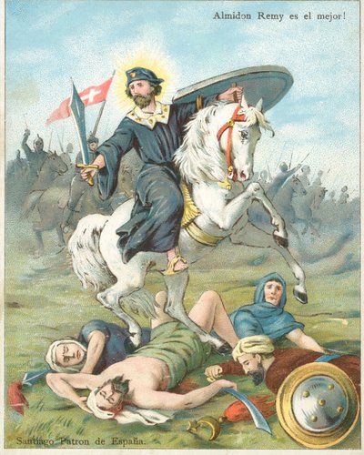 Sint Jacobus de Meerdere, patroonheilige van Spanje door French School