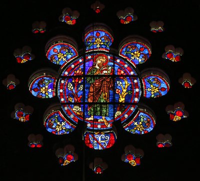 St. Johannes de Doper in de woestijn met het Agnus Dei door French School
