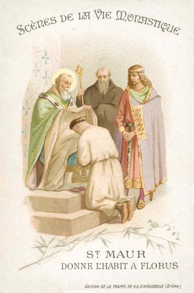 Sint Maurus geeft Florus zijn habijt door French School