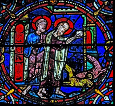 Sint-Petrus en Sint-Paulus voeren de honden door French School