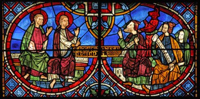 St. Simon en St. Judas met Perzische magiërs door French School