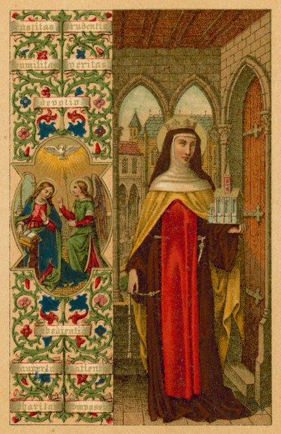 Heilige Johanna van Valois door French School