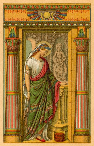 Heilige Maria van Egypte door French School