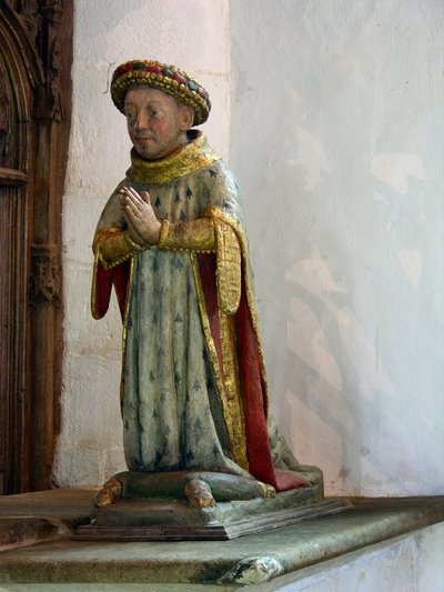 Standbeeld van Jean V, Hertog van Bretagne door French School