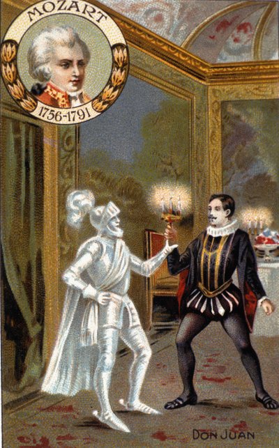 Standbeeld van de Commendatore, scène uit 