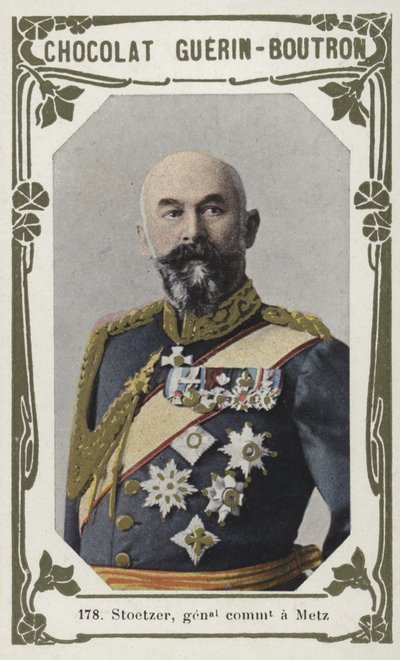 Stoetzer, generaal commandant in Metz door French School