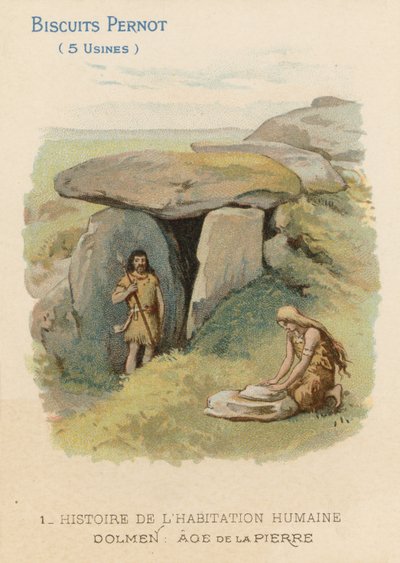 Steentijd dolmen door French School
