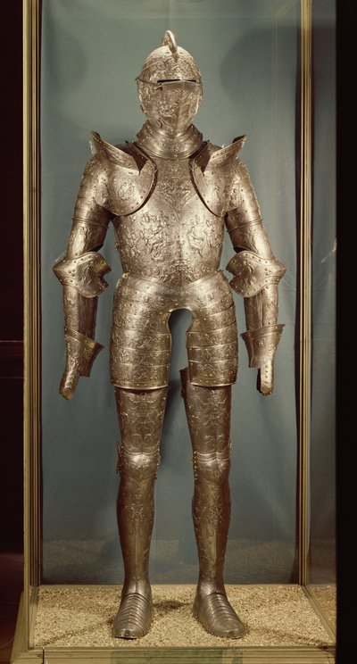 Harnas van Hendrik II (1519-59) (ijzer) door French School
