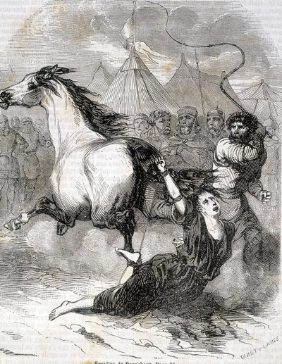 Supplice de Brunehaut (of Brunehilde) (613) - in 