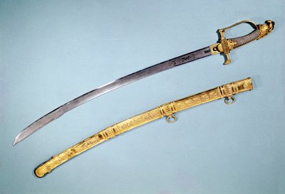 Zwaard gegeven aan Napoleon I (1769-1821) door het Directoire door French School