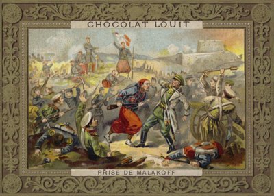 Inname van de Malakoff Redoute, Beleg van Sebastopol, Krimoorlog, 7 september 1855 door French School