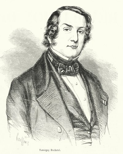 Tanneguy Duchatel, Franse politicus en minister van Binnenlandse Zaken die zijn ambt verloor tijdens de Franse Februarirevolutie van 1848 door French School
