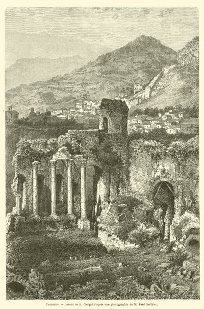 Taormina door French School