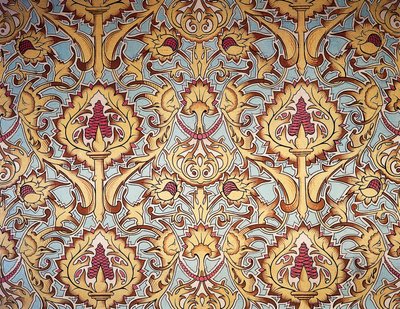 Wandtapijt uit de grote salon van het appartement van de Gravin van Parijs, gemaakt door Maison Nicolle van Nîmes, Frankrijk door French School