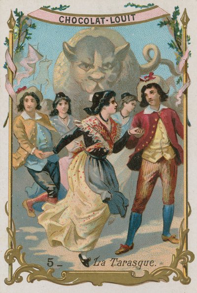 Tarasque, legendarische draak van Provence door French School