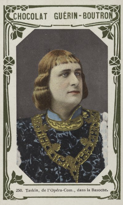 Taskin, van de Opéra-Comique, in La Basoche door French School