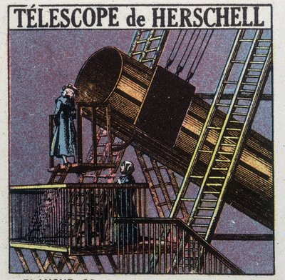 Telescoop van Friedrich Wilhelm Herschel (1738-1822) - in 