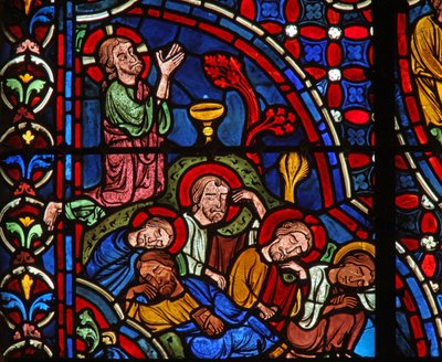 De Agonie in de Tuin van Getsemane door French School