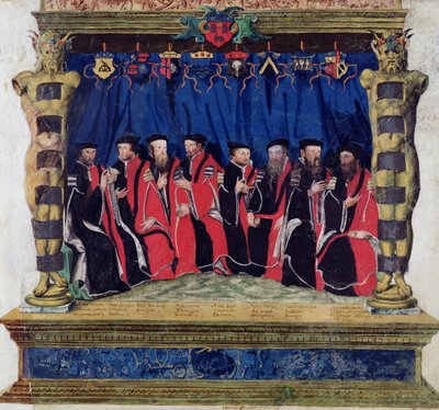 De schepenen van Toulouse, 1554-55 door French School