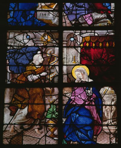 De annunciatie, 1546 door French School