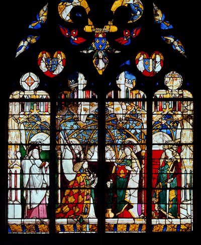 De Annunciatie, uit de kapel van Jacques Coeur door French School