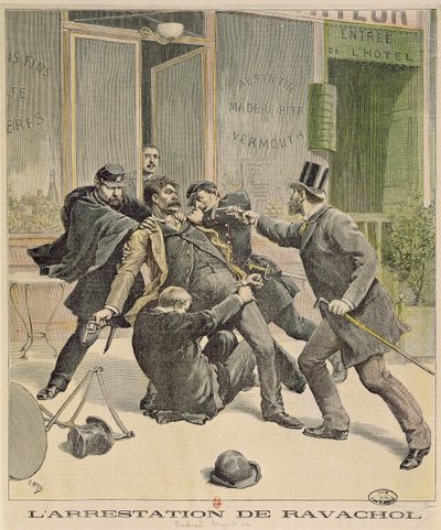 De Arrestatie van Ravachol, voorpagina van 