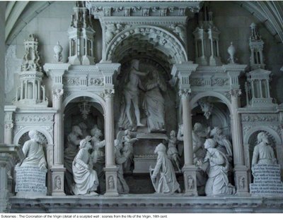 De tenhemelopneming van de Maagd in het noordelijke transept door French School