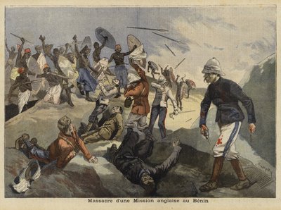 Het Benin-bloedbad, 4 januari 1897 door French School