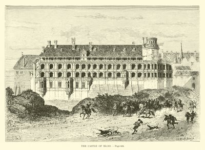 Het Kasteel van Blois door French School