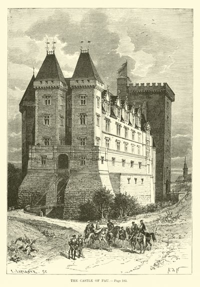 Het Kasteel van Pau door French School