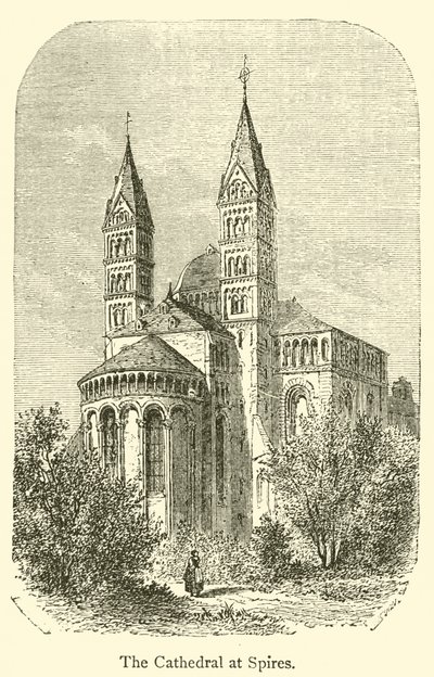 De kathedraal van Spires door French School