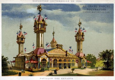 Het Kinderpaviljoen, Parijs Batignolles door French School