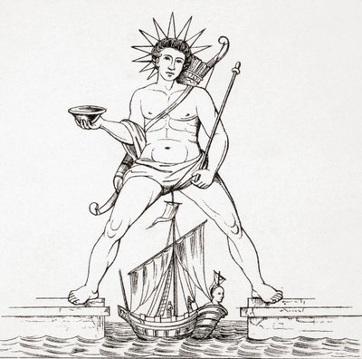 De Kolossus van Rhodos, uit L