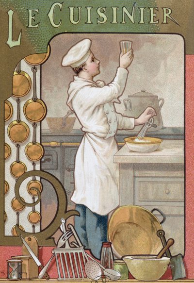 De kok, c.1899 door French School