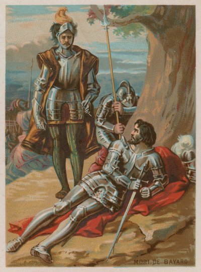 De dood van de Chevalier de Bayard door French School