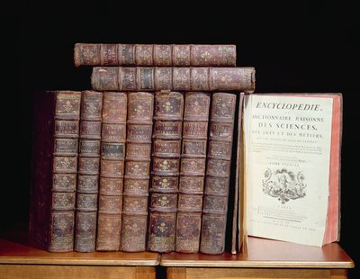 De Encyclopedie van Denis Diderot (1713-84) en Jean le Rond d