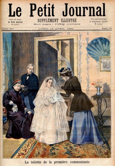 De Eerste Communicant, illustratie uit 
