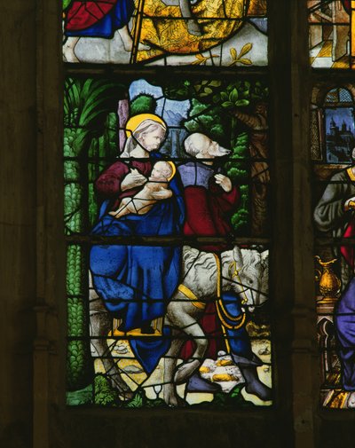 De vlucht naar Egypte, 1598 door French School