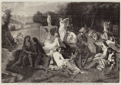 De fontein van Jouvence door French School