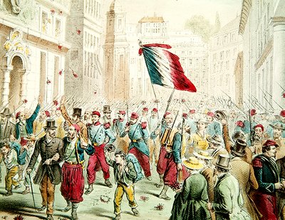 De Fransen betreden Genua in 1859 door French School