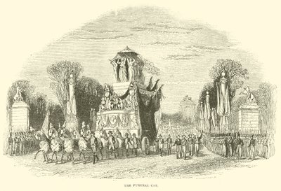 De lijkwagen (gravure) door French School